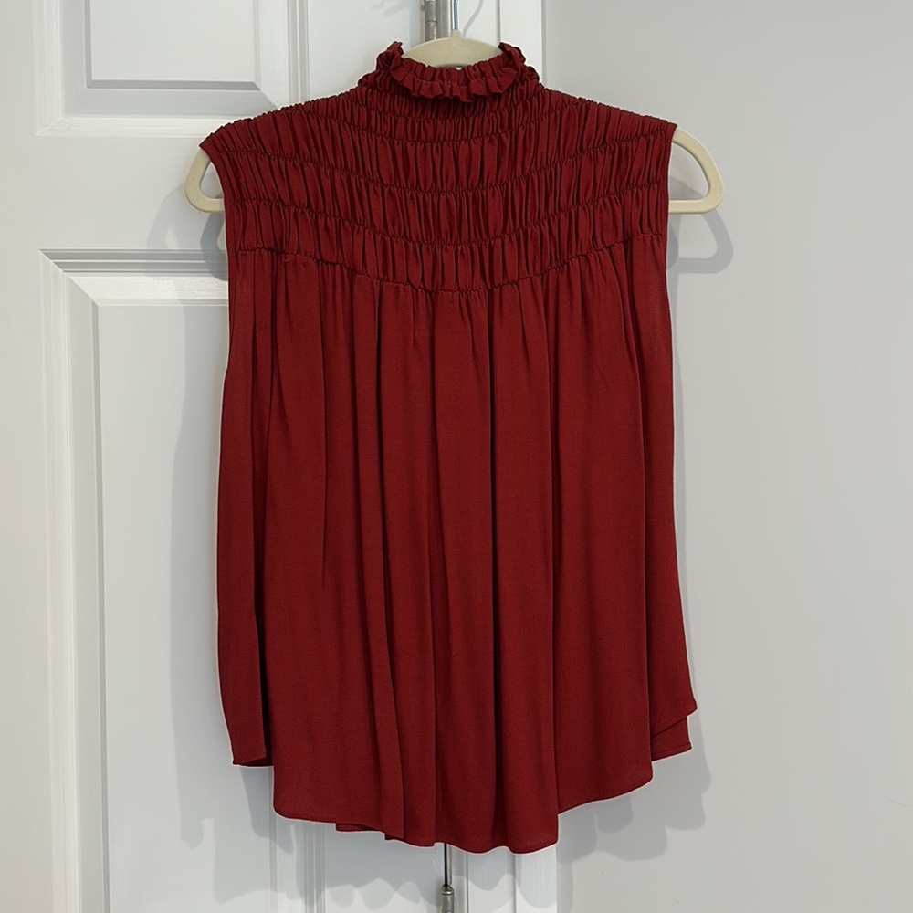 Frame burgundy top - Picture 2 of 5